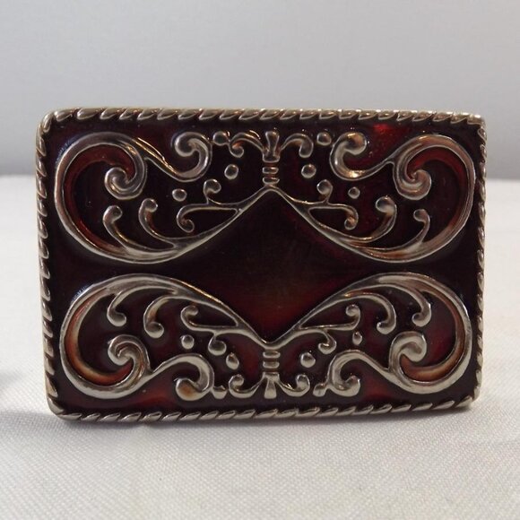 Vintage Ornate Mini Belt Buckle - Picture 5 of 8